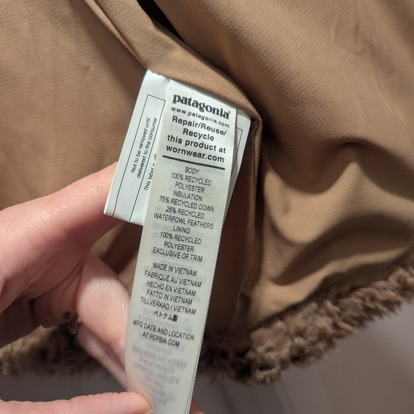 Patagonia Recycled High Pile Fleece Down Jacket - Women's Medium - Picture 5 of 5